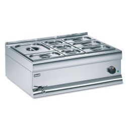 Silverlink 600 Electric Counter-top Bain Marie - Dry Heat - Gastronorms - Base + Dish Pack - W 750 Mm - 1.0 KW