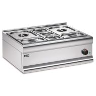 Silverlink 600 Electric Counter-top Bain Marie - Wet Heat - Gastronorms - Base + Dish Pack - W 750 Mm - 2.0 KW