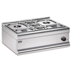 Silverlink 600 Electric Counter-top Bain Marie - Wet Heat - Gastronorms - Base + Dish Pack - W 750 Mm - 2.0 KW