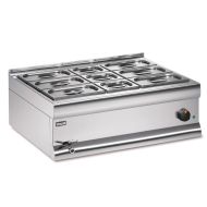 Silverlink 600 Electric Counter-top Bain Marie - Wet Heat - Gastronorms - Base + Dish Pack - W 750 Mm - 2.0 KW