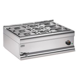 Silverlink 600 Electric Counter-top Bain Marie - Wet Heat - Gastronorms - Base + Dish Pack - W 750 Mm - 2.0 KW
