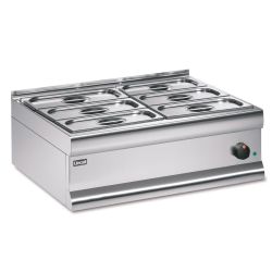 Silverlink 600 Electric Counter-top Bain Marie - Dry Heat - Gastronorms - Base + Dish Pack - W 750 Mm - 1.0 KW