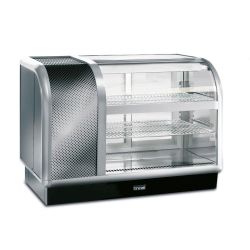 Seal 650 Series Counter-top Curved Front Refrigerated Merchandiser - Back-Service - Side-Mounted Power Pack [Left] - W 1050 Mm - 0.6 KW