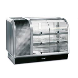 Seal 650 Series Counter-top Curved Front Refrigerated Merchandiser - Self-Service - Side-Mounted Power Pack [Left] - W 1050 Mm - 0.6 KW