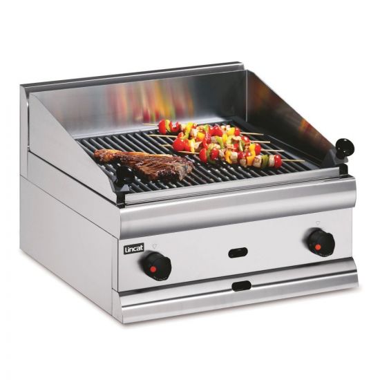 Silverlink 600 Natural Gas Counter-top Chargrill - W 600 Mm - 16.4 KW LIN CG6-N