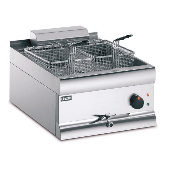 Silverlink 600 Electric Counter-top Single Tank Fryer - 2 Baskets - W 450 Mm - 6.0 KW LIN DF46