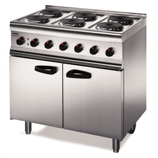 Silverlink 600 Electric Free-standing Oven Range - Castors At Rear - 6 Plates - W 900 Mm - 16.5 KW [3-Phase] LIN ESLR9C