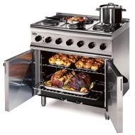 Silverlink 600 Electric Free-standing Oven Range - Castors At Rear - 6 Plates - W 900 Mm - 16.5 KW [3-Phase]