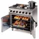 Silverlink 600 Electric Free-standing Oven Range - Castors At Rear - 6 Plates - W 900 Mm - 16.5 KW [3-Phase] LIN ESLR9C