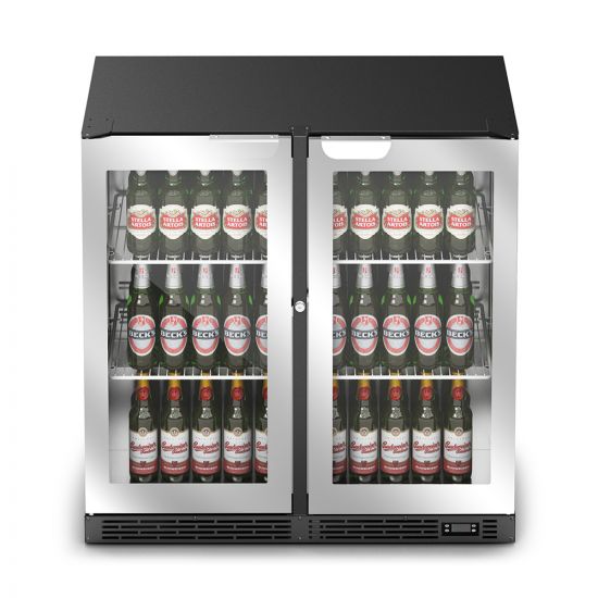 IMC IMCool C90 Bottle Cooler - 206 Bottle Capacity - Silver Doors - W 900 Mm - 0.46 KW LIN F82-090-SL