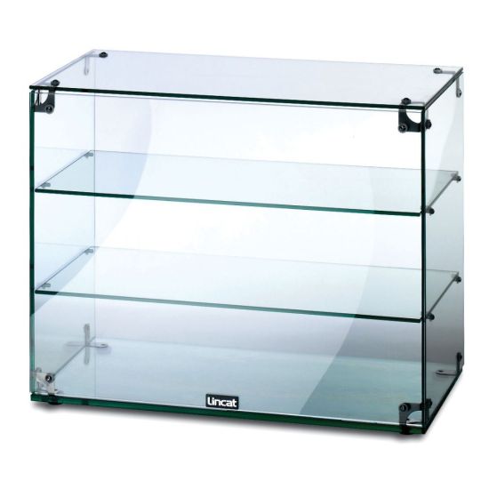 Seal Counter-top Glass Display Case - Open Back - W 607 Mm LIN GC36