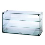 Seal Counter-top Glass Display Case - Open Back - W 907 Mm