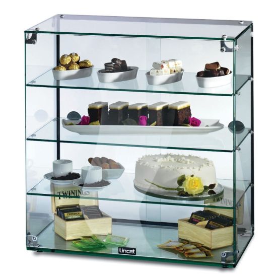 Seal Counter-top Glass Display Case - Rear Sliding Doors - W 607 Mm LIN GC46D