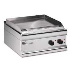 Silverlink 600 Electric Counter-top Griddle - Steel Plate - Twin Zone - Extra Power - W 600 Mm - 5.6 KW