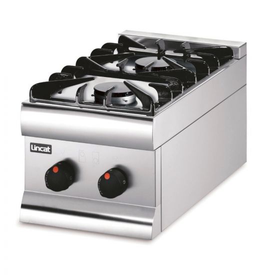 Silverlink 600 Natural Gas Counter-top Boiling Top - 2 Burners - W 300 Mm - 9.0 KW LIN HT3-N