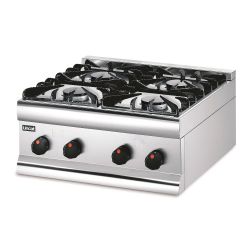Silverlink 600 Natural Gas Counter-top Boiling Top - 4 Burners - W 600 Mm - 18.0 KW