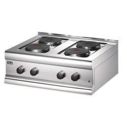 Silverlink 600 Electric Counter-top Boiling Top - 4 Plates - W 750 Mm - 7.0 KW