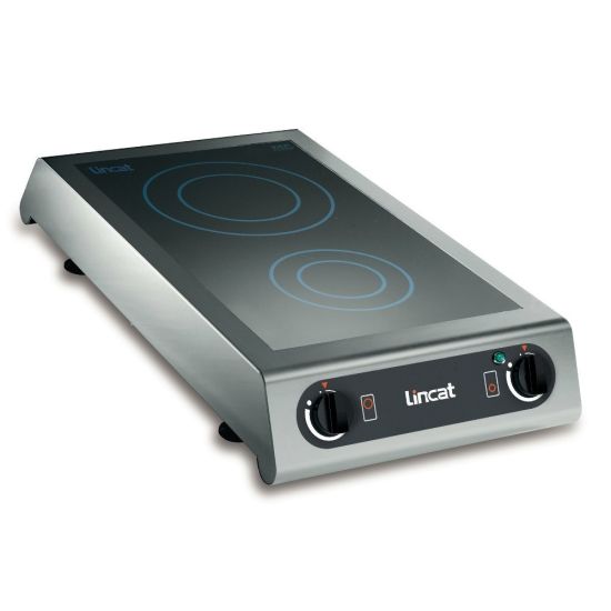 Lincat Electric Counter-top Induction Hob - 2 Zones - W 350 Mm - 3.0 KW LIN IH21 Lincat Electric Counter-top Induction Hob - 2 Zones - W 350 Mm - 3.0 KW LIN IH21