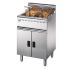 Silverlink 600 Propane Gas Free-standing Twin Tank Fryer - 2 Baskets - W 600 Mm - 24.0 KW