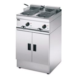 Silverlink 600 Electric Free-standing Twin Tank Fryer - 2 Baskets - W 600 Mm - 2 X 6.0 KW