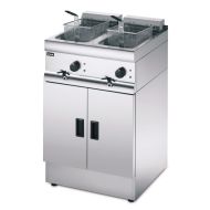 Silverlink 600 Electric Free-standing Twin Tank Fryer - 2 Baskets - W 600 Mm - 2 X 9.0 KW