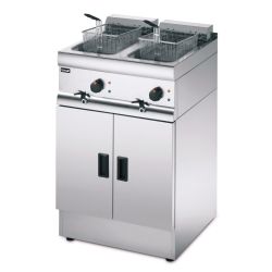 Silverlink 600 Electric Free-standing Twin Tank Fryer - 2 Baskets - W 600 Mm - 2 X 9.0 KW