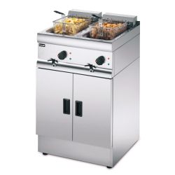 Silverlink 600 Electric Free-standing Twin Tank Fryer - 2 Baskets - W 600 Mm - 2 X 9.0 KW