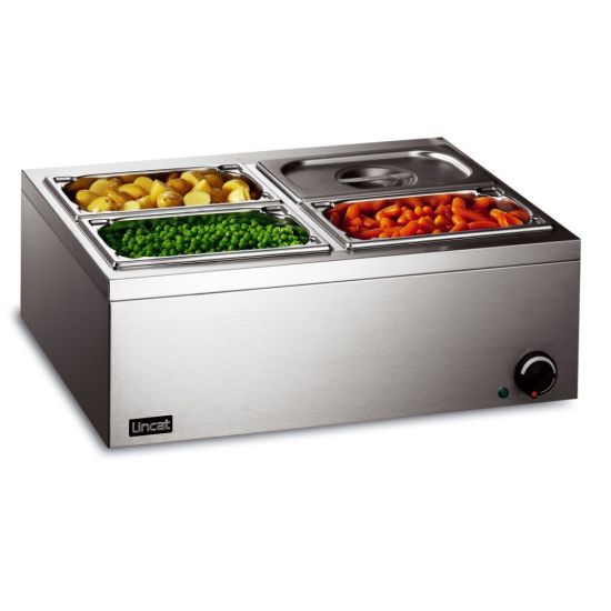 Lynx 400 Electric Counter-top Bain Marie - Wet Heat - Inc. 4 X 1/4 GN Dishes - W 565 Mm - 0.5 KW LIN LBM2W