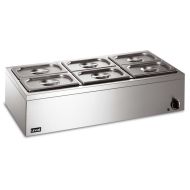 Lynx 400 Electric Counter-top Bain Marie - Dry Heat - Inc. 6 X 1/4 GN Dishes - W 850 Mm - 0.75 KW