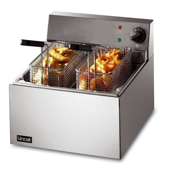 Lynx 400 Electric Counter-top Fish Fryer - Single Tank - 2 Baskets - W 360 Mm - 3.0 KW LIN LFF