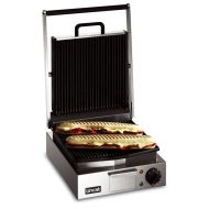 Lynx 400 Electric Counter-top Single Panini Grill - Ribbed Upper & Lower Plates - W 310 Mm - 2.25 KW