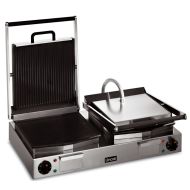 Lynx 400 Electric Counter-top Twin Ribbed Grill - Ribbed Upper & Smooth Lower Plates - W 623 Mm - 4.5 KW