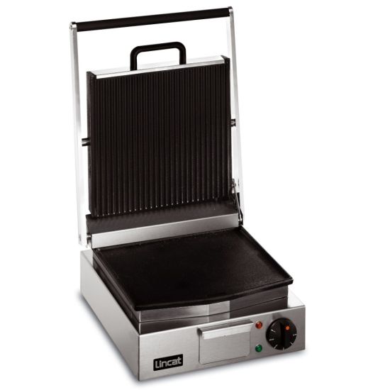 Lynx 400 Electric Counter-top Single Ribbed Grill - Ribbed Upper & Smooth Lower Plates - W 310 Mm - 2.25 KW LIN LRG Lynx 400 Electric Counter-top Single Ribbed Grill - Ribbed Upper & Smooth Lower Plates - W 310 Mm - 2.25 KW LIN LRG