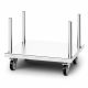 Opus 800 Free-standing Floor Stand With Castors - For Units W 900 Mm LIN OA8914-C
