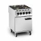 Opus 800 Dual Fuel [Natural Gas] Free-standing Oven Range - 4 Burners - W 600 Mm - 30.0 KW LIN OD8006-N