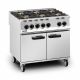 Opus 800 Dual Fuel [Natural Gas] Free-standing Oven Range - 6 Burners - W 900 Mm - 45.0 KW LIN OD8007-N