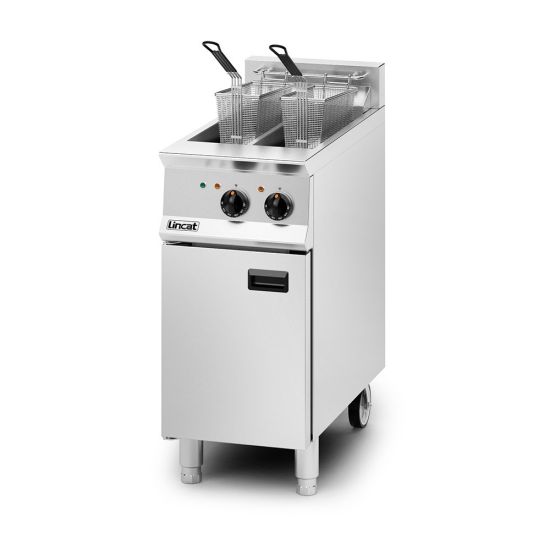 Opus 800 Electric Free-standing Twin Tank Fryer - 2 Baskets - W 400 Mm - 14.0 KW LIN OE8105