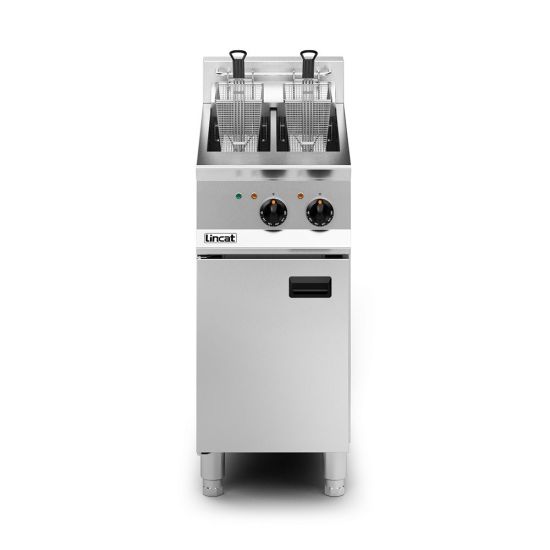 Opus 800 Electric Free-standing Twin Tank Fryer - 2 Baskets - W 400 Mm - 14.0 KW LIN OE8105