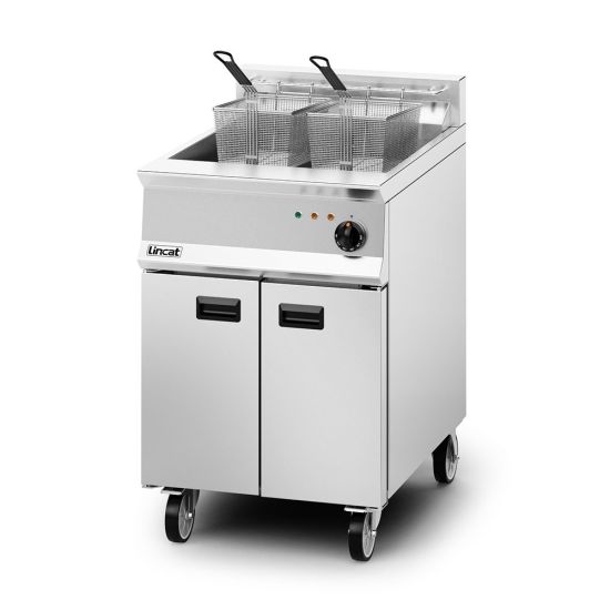 Opus 800 Electric Free-standing Single Tank Fryer - 2 Baskets - W 600 Mm - 22.0 KW LIN OE8108