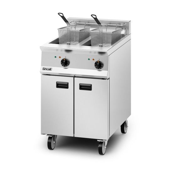 Opus 800 Electric Free-standing Twin Tank Fryer - 2 Baskets - W 600 Mm - 24.0 KW LIN OE8113 Opus 800 Electric Free-standing Twin Tank Fryer - 2 Baskets - W 600 Mm - 24.0 KW LIN OE8113