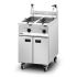 Opus 800 Electric Free-standing Twin Tank Fryer With Pumped Filtration - 2 Baskets - W 600 Mm - 24.0 KW