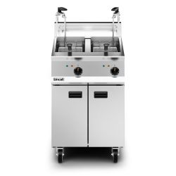 Opus 800 Electric Free-standing Twin Tank Fryer With Pumped Filtration - 2 Baskets - W 600 Mm - 24.0 KW