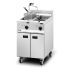 Opus 800 Electric Free-standing Twin Tank Fryer With Pumped Filtration - 2 Baskets - W 600 Mm - 24.0 KW