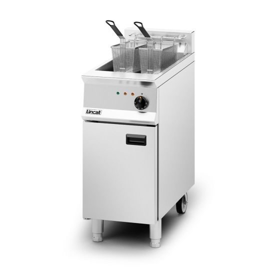 Opus 800 Electric Free-standing Single Tank Fryer - 2 Baskets - W 400 Mm - 14.0 KW LIN OE8114