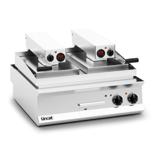 Opus 800 Electric Counter-top Clam Griddle - Flat Upper Plate - W 800 Mm - 17.2 KW LIN OE8210 Opus 800 Electric Counter-top Clam Griddle - Flat Upper Plate - W 800 Mm - 17.2 KW LIN OE8210