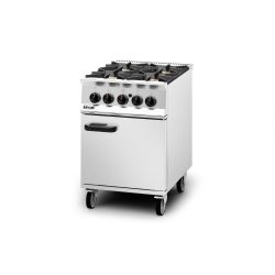 Opus 800 Propane Gas Free-standing Oven Range [R-Hand Door] - 4 Burners - W 600 Mm - 33.6 KW