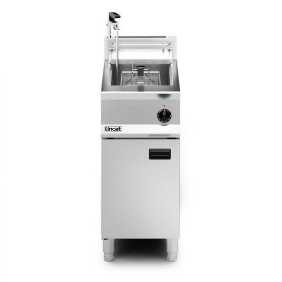 Opus 800 Natural Gas Free-standing Single Tank Fryer With Pumped Filtration - 2 Baskets - W 400 Mm - 23.0 KW LIN OG8106-OP-N