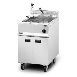 Opus 800 Natural Gas Free-standing Single Tank Fryer With Pumped Filtration - 2 Baskets - W 600 Mm - 30.0 KW