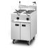 Opus 800 Propane Gas Free-standing Twin Tank Fryer With Pumped Filtration - 2 Baskets - W 600 Mm - 32.0 KW