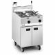 Opus 800 Natural Gas Free-standing Twin Tank Fryer With Pumped Filtration - 2 Baskets - W 600 Mm - 32.0 KW LIN OG8111-OP2-N